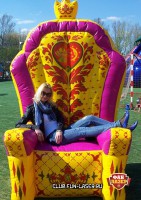 Надувной трон именинника