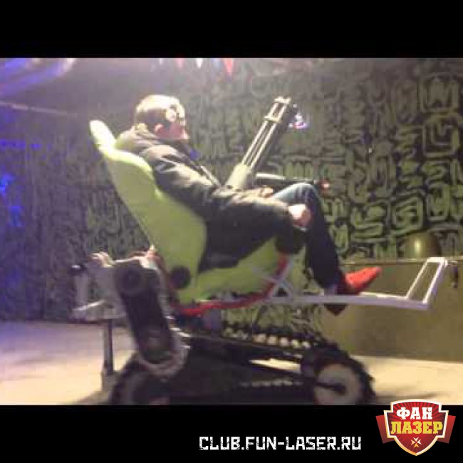 Танковый биатлон на арене лазерных игр